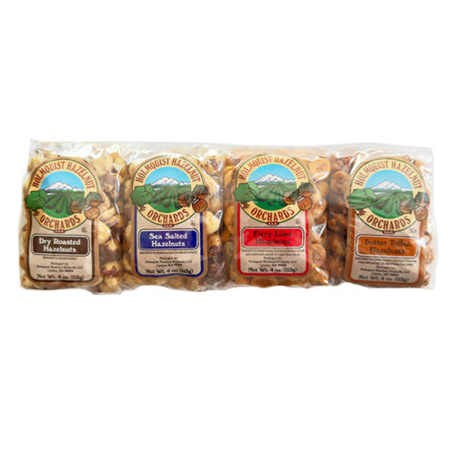 1 lb. Hazelnut Gift Pack (4 x 4oz. flavors)